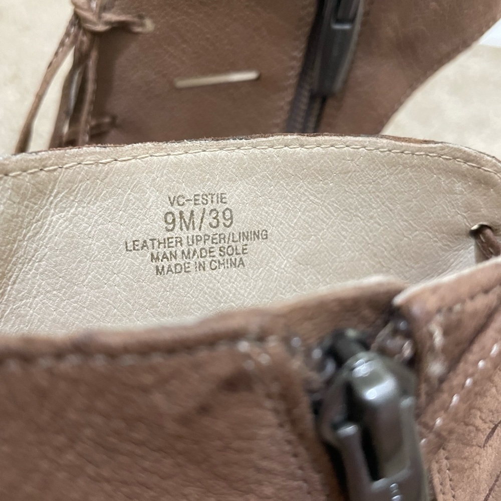 Vince Camuto Tan Heels Size 9 - Picture 5 of 5